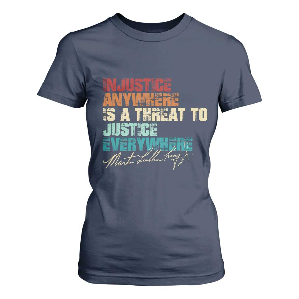 Martin Luther King Jr T Shirt For Women Vintage Inspirational Quote MLK Day Black History Month - African Pride