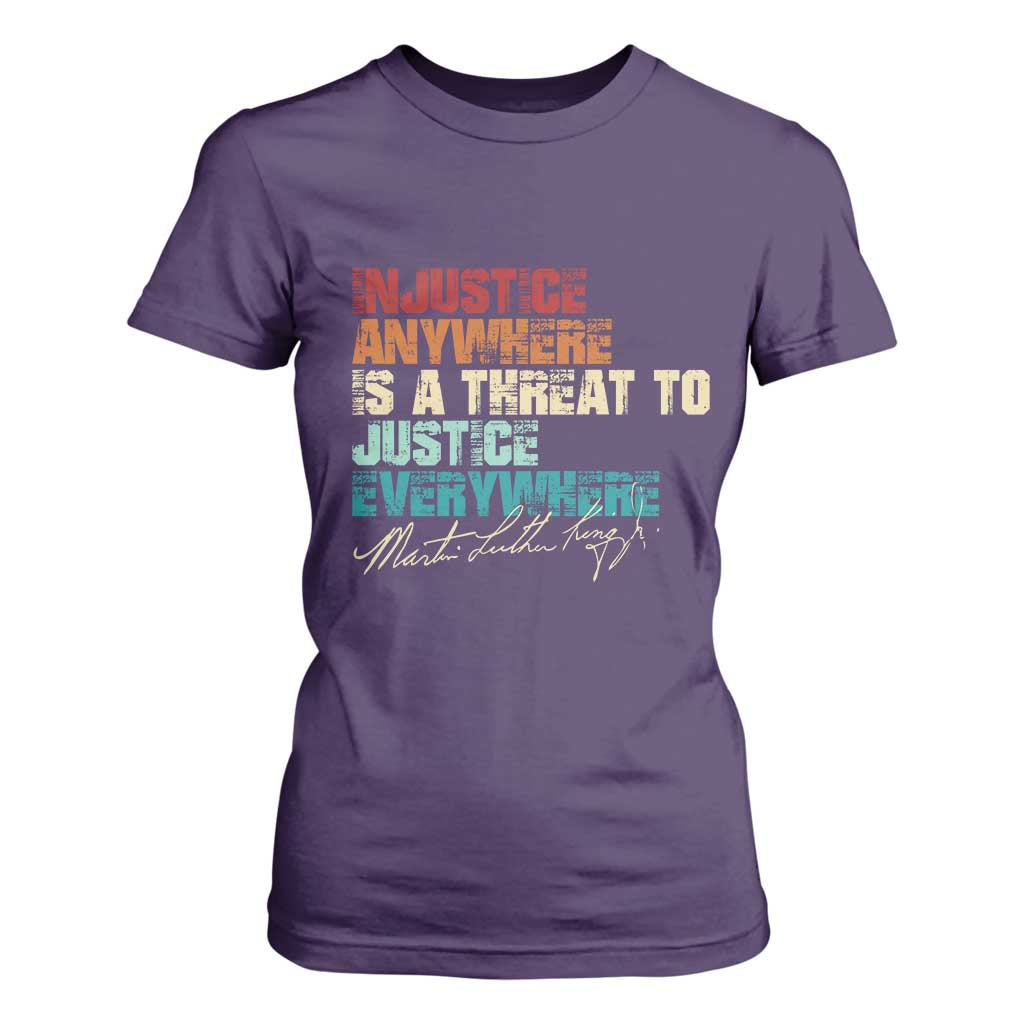 Martin Luther King Jr T Shirt For Women Vintage Inspirational Quote MLK Day Black History Month - African Pride