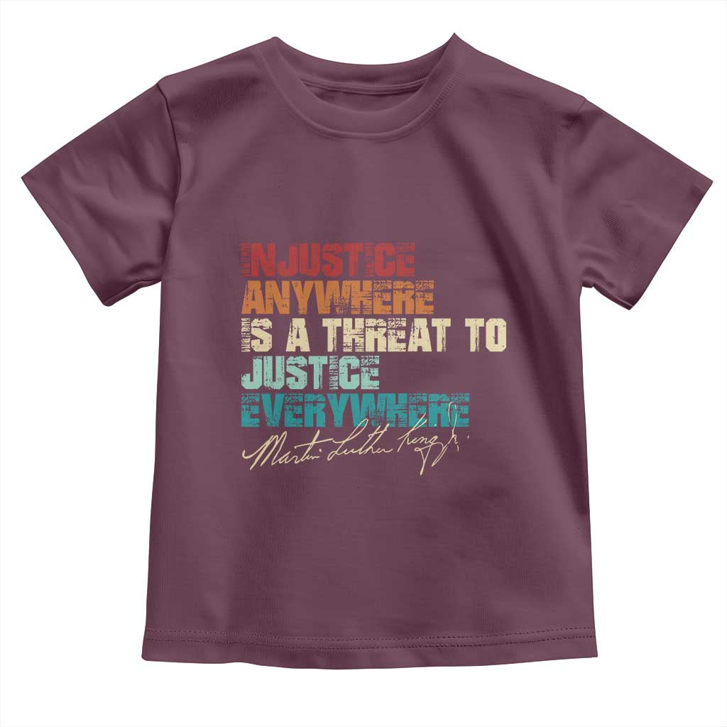 Martin Luther King Jr Toddler T Shirt Vintage Inspirational Quote MLK Day Black History Month - African Pride