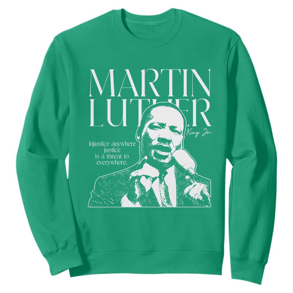 Martin Luther King Jr Sweatshirt MLK Day Black History Month Inspirational Quote - African Pride