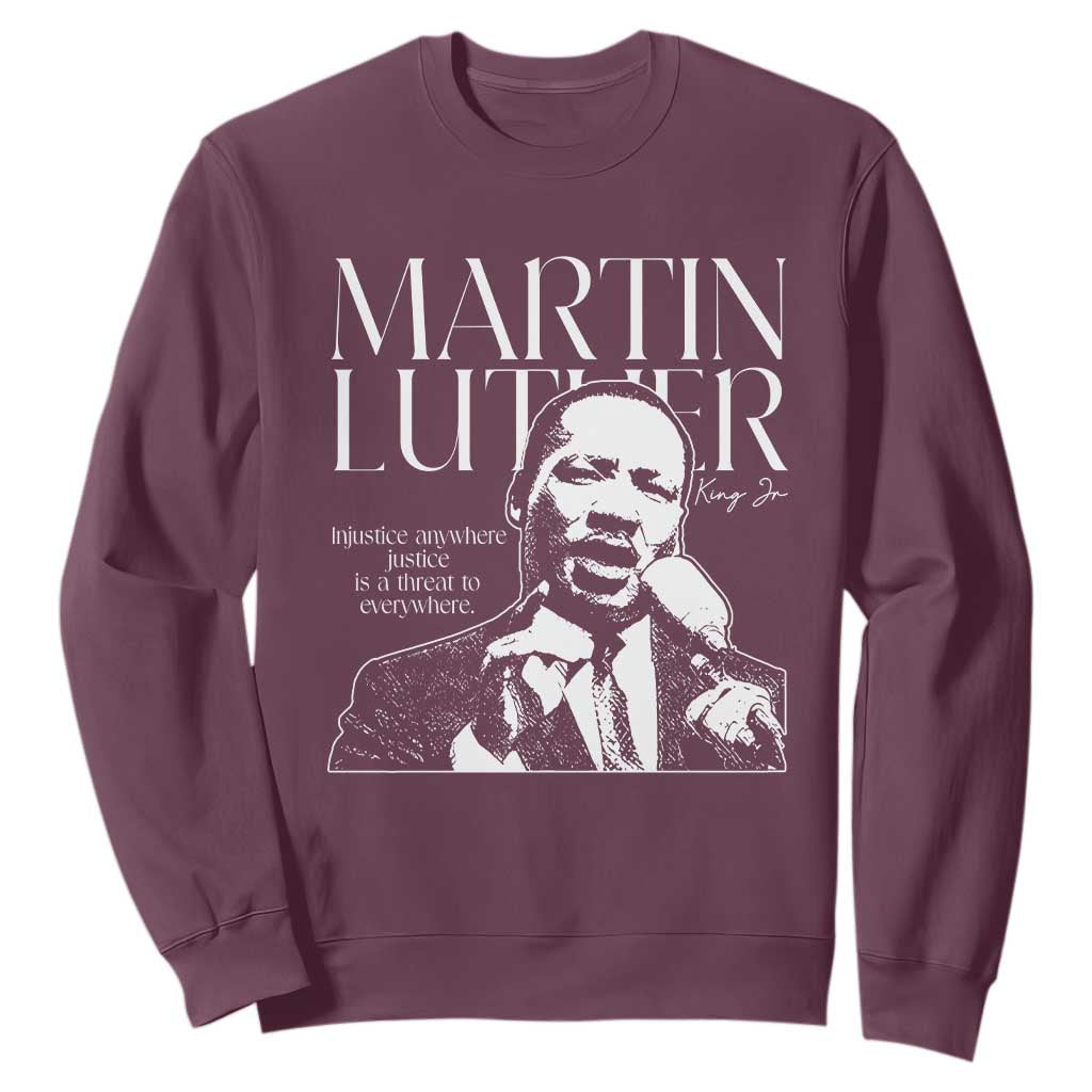 Martin Luther King Jr Sweatshirt MLK Day Black History Month Inspirational Quote - African Pride
