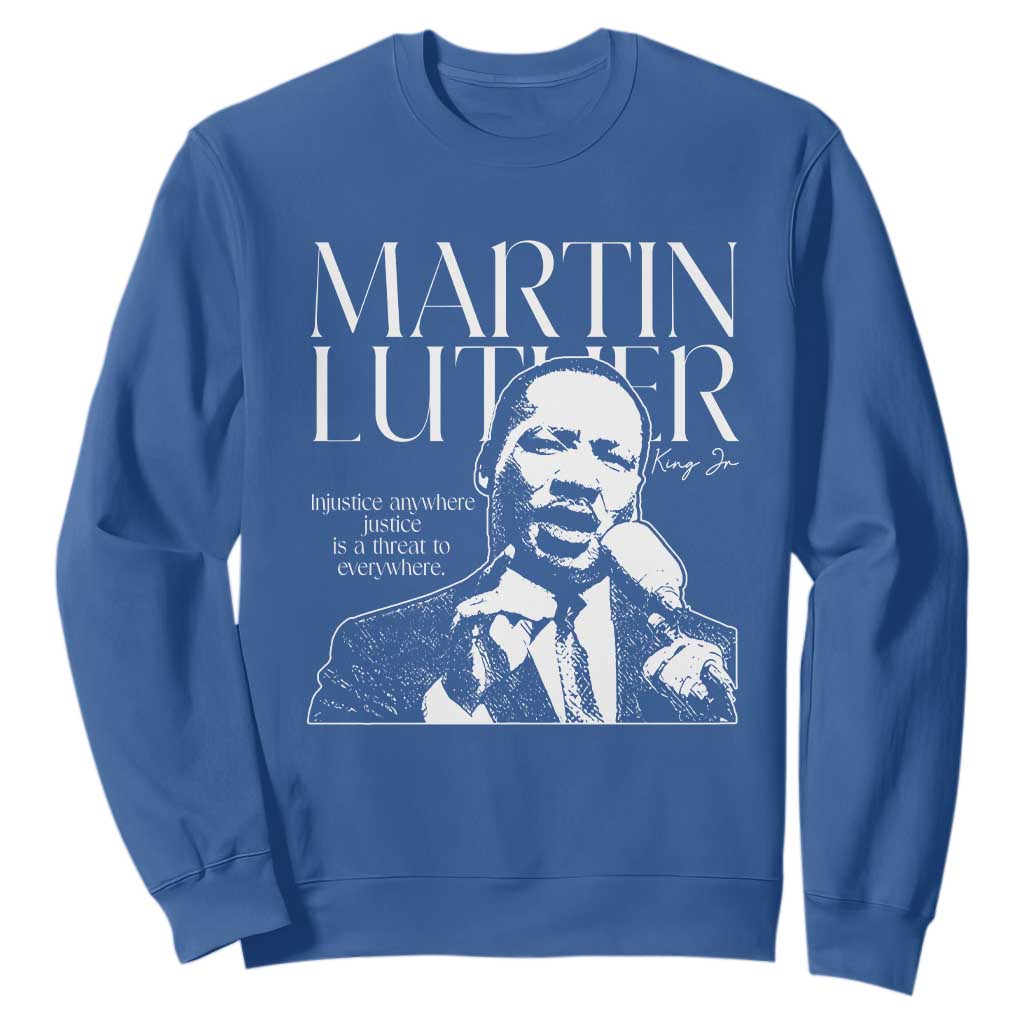 Martin Luther King Jr Sweatshirt MLK Day Black History Month Inspirational Quote - African Pride