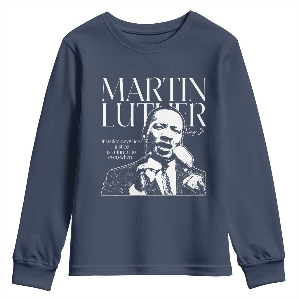 Martin Luther King Jr Youth Sweatshirt MLK Day Black History Month Inspirational Quote - African Pride