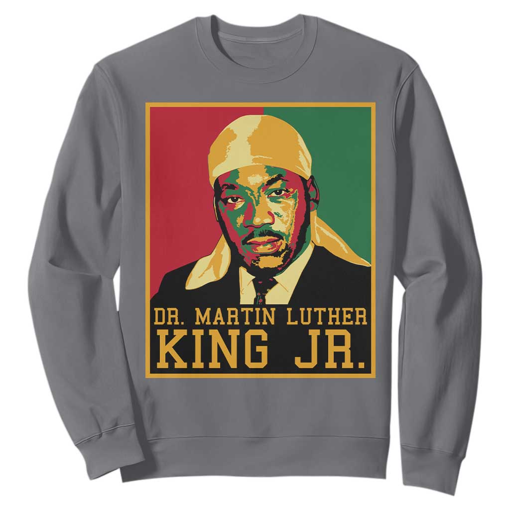 Martin Luther King Sweatshirt Retro MLK Day - African Pride
