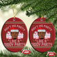 Funny Christmas Christmas Ornament Ain't No Party Like a Diddy Party Baby Oil Ugly Gifts - African Pride