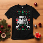 African American Family Christmas T Shirt Dope Black Family Matching Ugly Christmas - African Pride