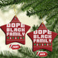 African American Family Christmas Christmas Ornament Dope Black Family Matching Ugly Xmas - African Pride