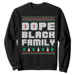 African American Family Christmas Sweatshirt Dope Black Family Matching Ugly Xmas - African Pride