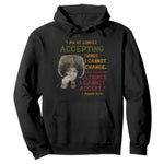 Black History Month Angela Davis Hoodie Black Panther Party Feminist Human Rights Inspirational Quote - African Pride