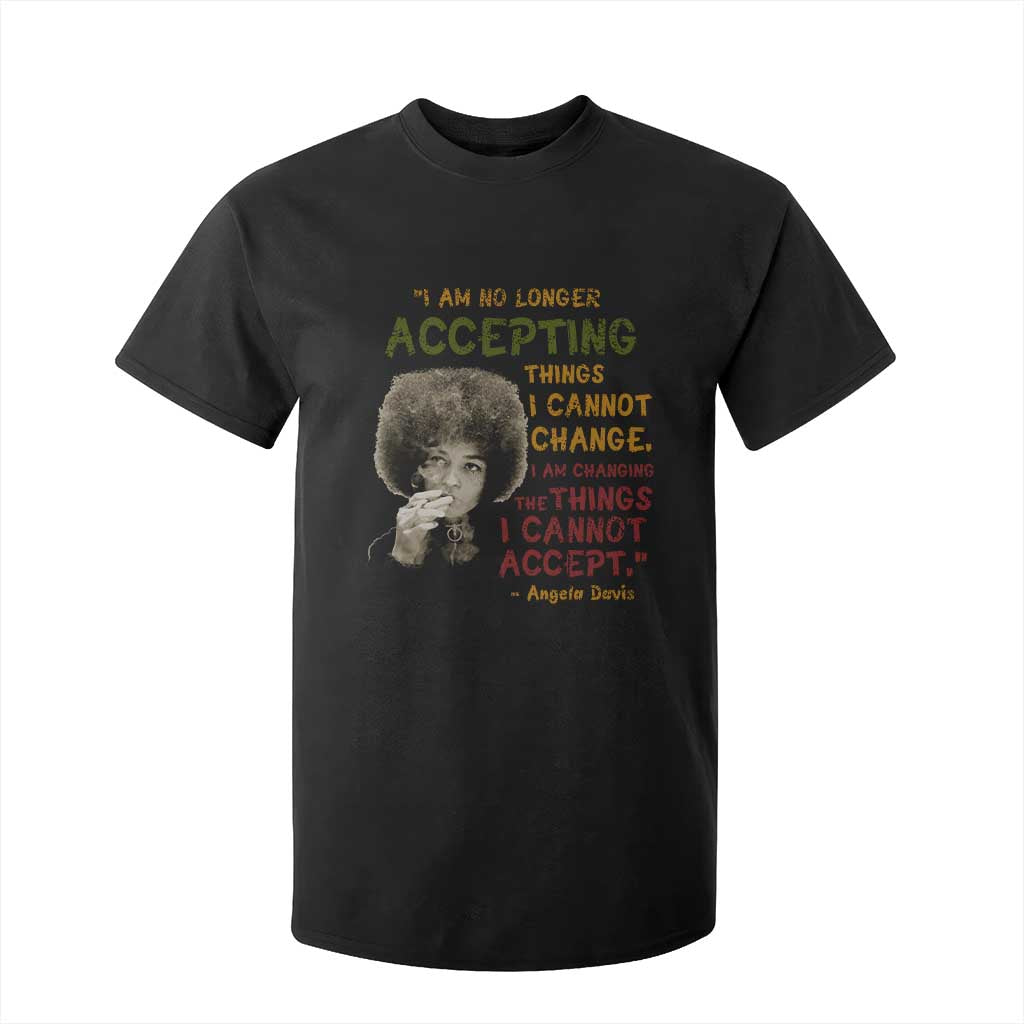Black History Month Angela Davis T Shirt For Kid Black Panther Party Feminist Human Rights Inspirational Quote - African Pride