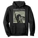 Black History Month Angela Davis Hoodie Raise Your Voice Feminist Human Rights - African Pride
