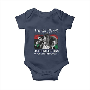 Vintage Black Panther Party Baby Onesie Huey P. Newton Malcolm X Angela Davis Black History - African Pride