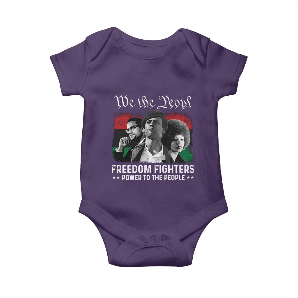 Vintage Black Panther Party Baby Onesie Huey P. Newton Malcolm X Angela Davis Black History - African Pride