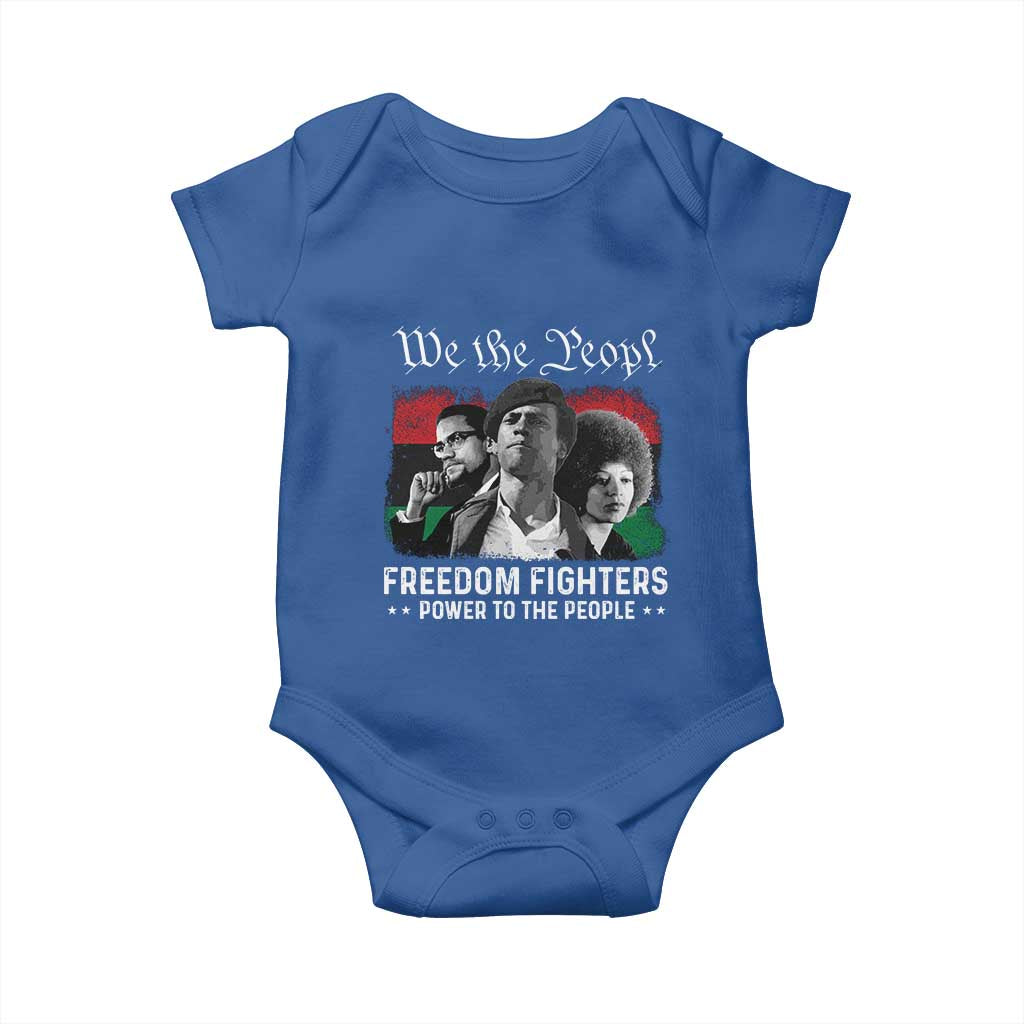 Vintage Black Panther Party Baby Onesie Huey P. Newton Malcolm X Angela Davis Black History - African Pride