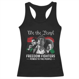 Vintage Black Panther Party Racerback Tank Top Huey P. Newton Malcolm X Angela Davis Black History - African Pride