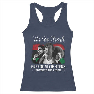 Vintage Black Panther Party Racerback Tank Top Huey P. Newton Malcolm X Angela Davis Black History - African Pride