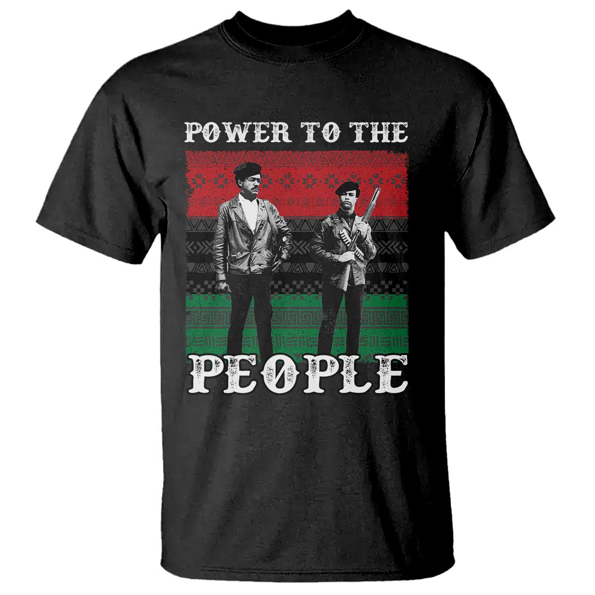 Vintage Black Panthers Party T Shirt Power To The People Self Defense Black History - African Pride