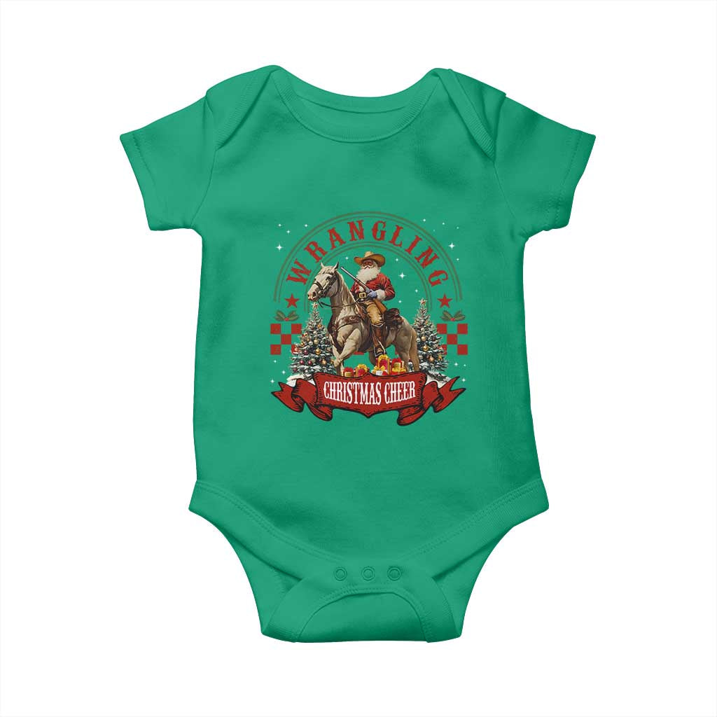 Western Christmas Baby Onesie Howdy Country Christmas Horse Xmas Cheer - African Pride