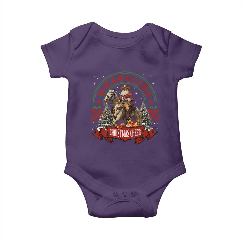 Western Christmas Baby Onesie Howdy Country Christmas Horse Xmas Cheer - African Pride