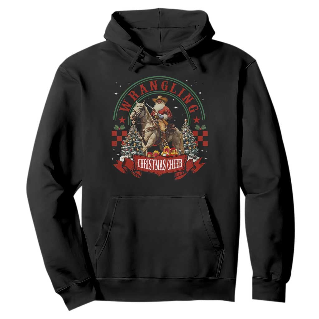 Western Christmas Hoodie Howdy Country Christmas Horse Xmas Cheer - African Pride