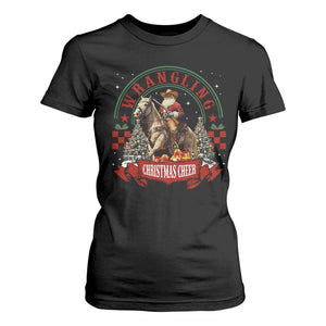 Western Christmas T Shirt For Women Howdy Country Christmas Horse Xmas Cheer - African Pride
