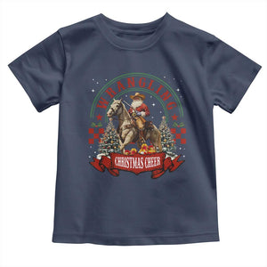 Western Christmas Toddler T Shirt Howdy Country Christmas Horse Xmas Cheer - African Pride