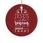 Christian Christmas Christmas Ornament Jesus Is The Reason For The Season Xmas Faith - African Pride