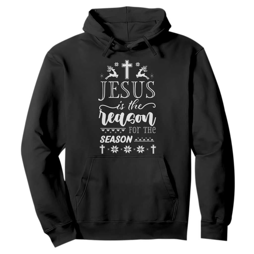 Christian Christmas Hoodie Jesus Is The Reason For The Season Xmas Faith - African Pride