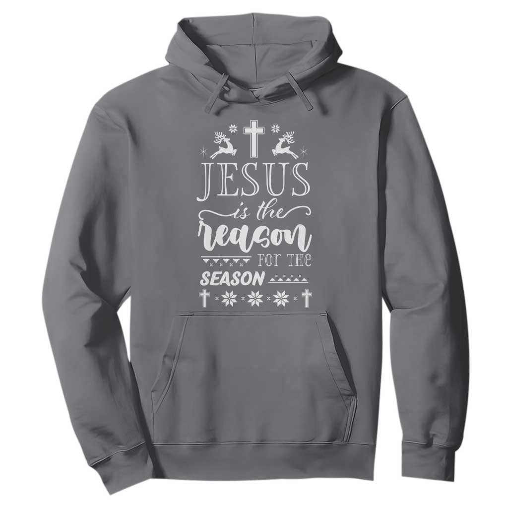 Christian Christmas Hoodie Jesus Is The Reason For The Season Xmas Faith - African Pride
