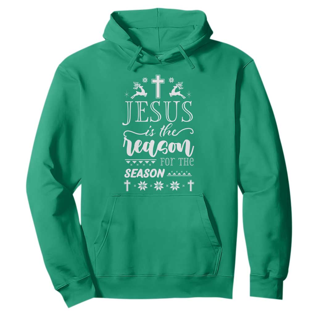 Christian Christmas Hoodie Jesus Is The Reason For The Season Xmas Faith - African Pride