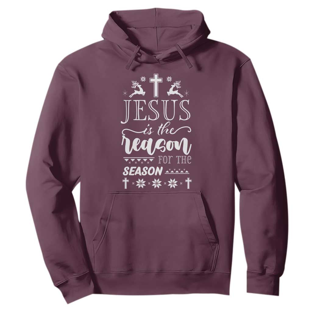 Christian Christmas Hoodie Jesus Is The Reason For The Season Xmas Faith - African Pride