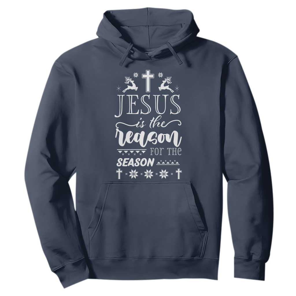 Christian Christmas Hoodie Jesus Is The Reason For The Season Xmas Faith - African Pride
