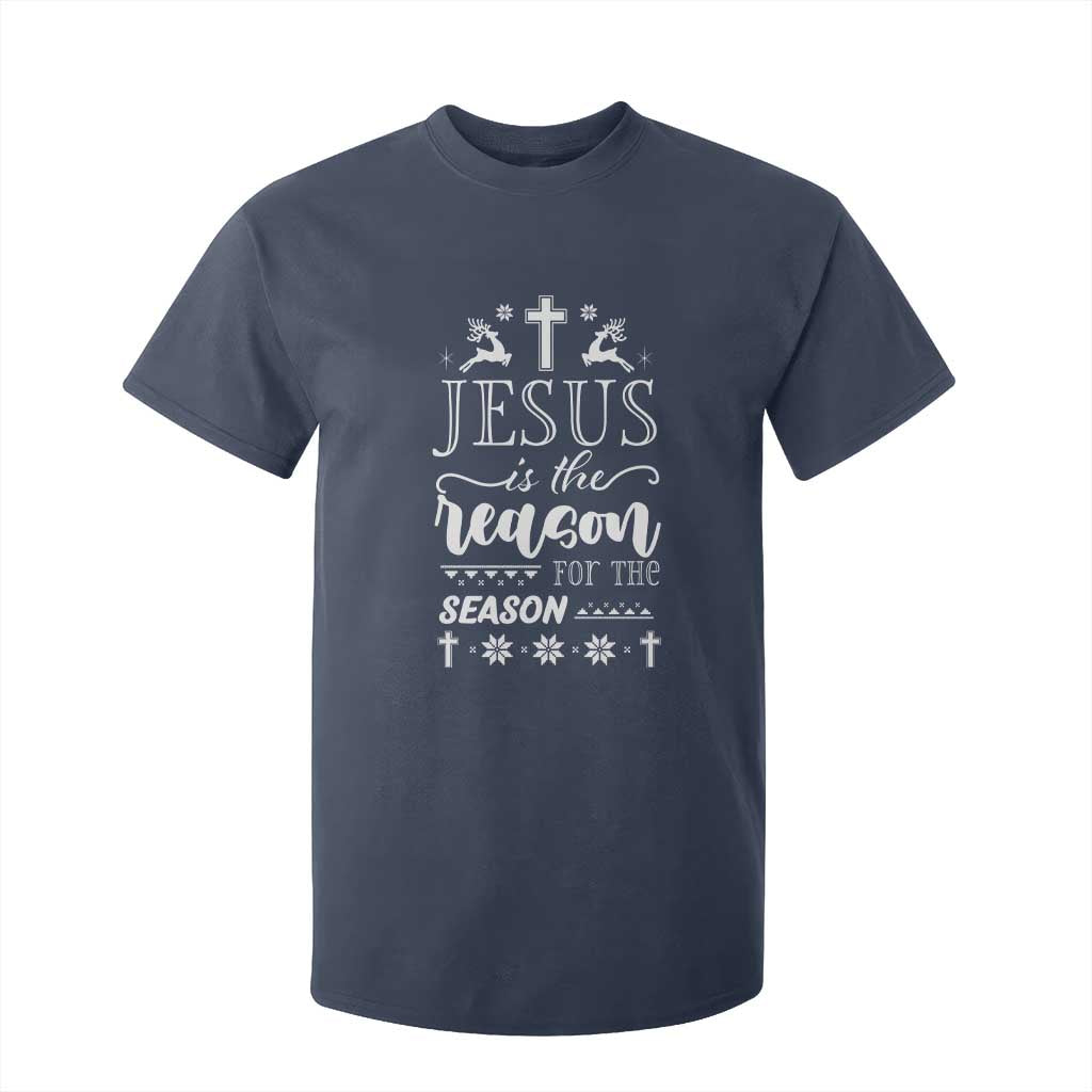 Christian Christmas T Shirt For Kid Jesus Is The Reason For The Season Xmas Faith - African Pride