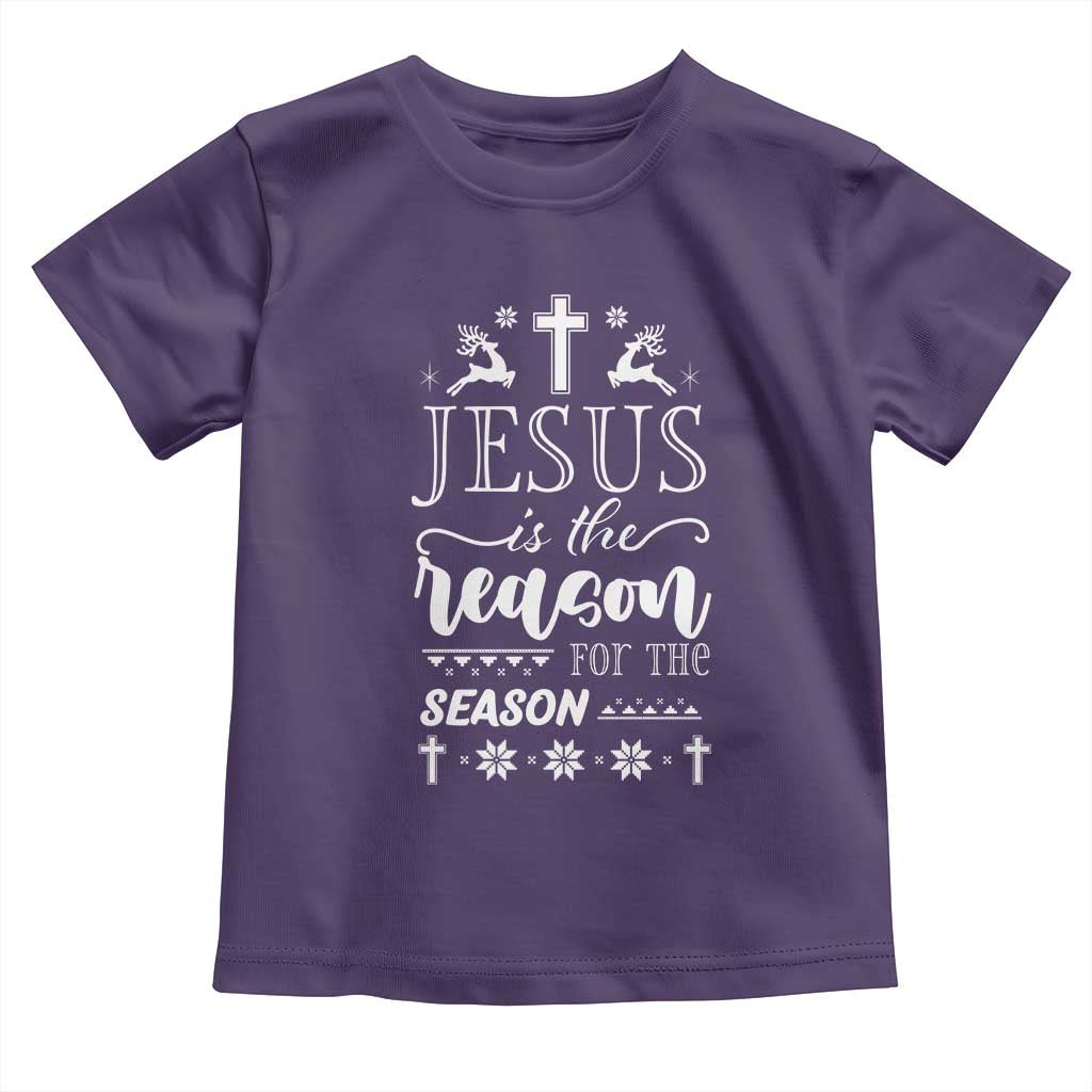 Christian Christmas Toddler T Shirt Jesus Is The Reason For The Season Xmas Faith - African Pride