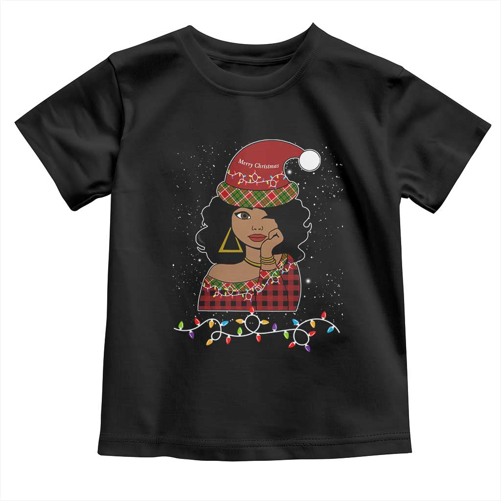 Sassy Afro Queen Black Woman Baby Shirt Christmas Afro