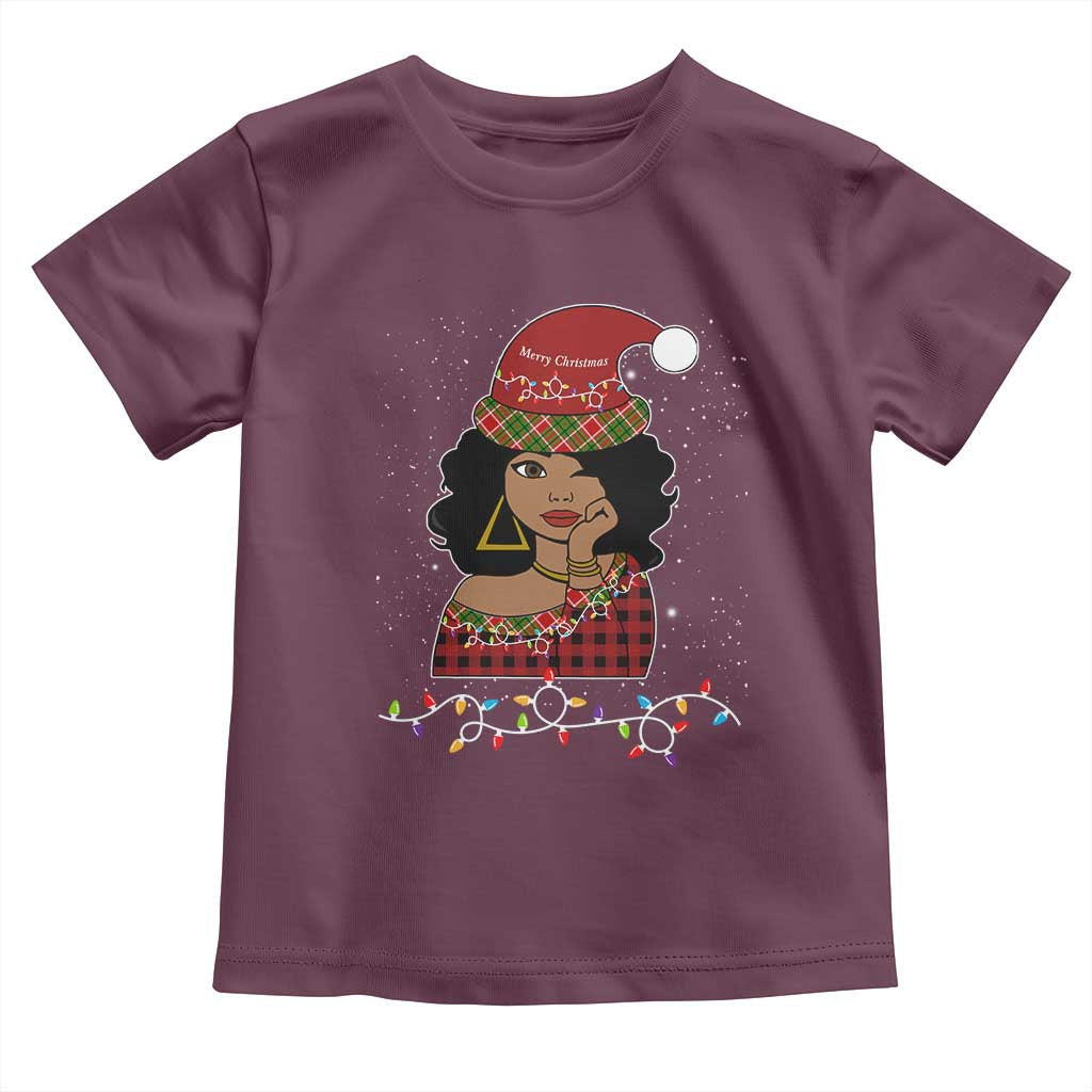 Sassy Afro Queen Black Woman Baby Shirt Christmas Afro
