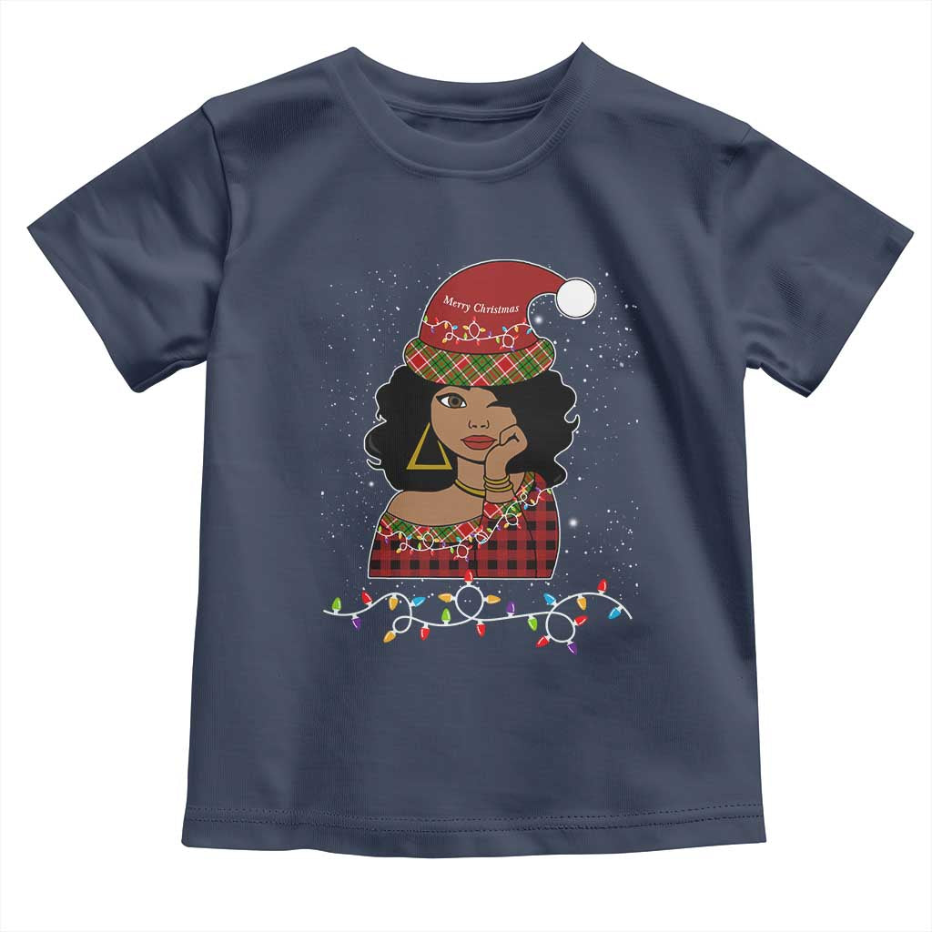 Sassy Afro Queen Black Woman Baby Shirt Christmas Afro