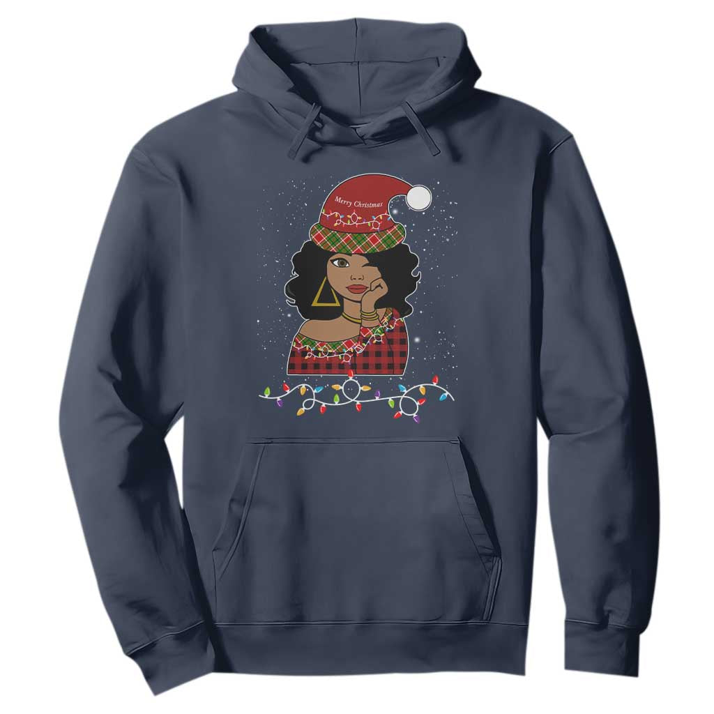 Sassy Afro Queen Black Woman Hoodie Christmas Afro