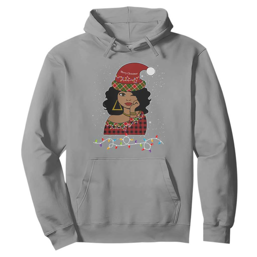 Sassy Afro Queen Black Woman Hoodie Christmas Afro