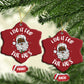 Funny Santa Claus Christmas Ornament Afro African American Xmas Vintage Black Santa