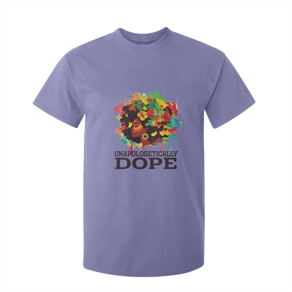 Juneteenth Day T Shirt For Kid Unapologetically Dope Black Women