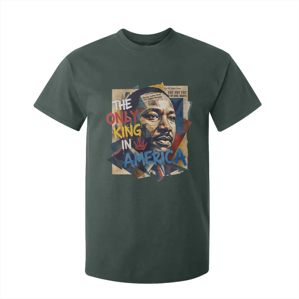 Martin Luther King T Shirt For Kid The Only King In America No Kings Protest