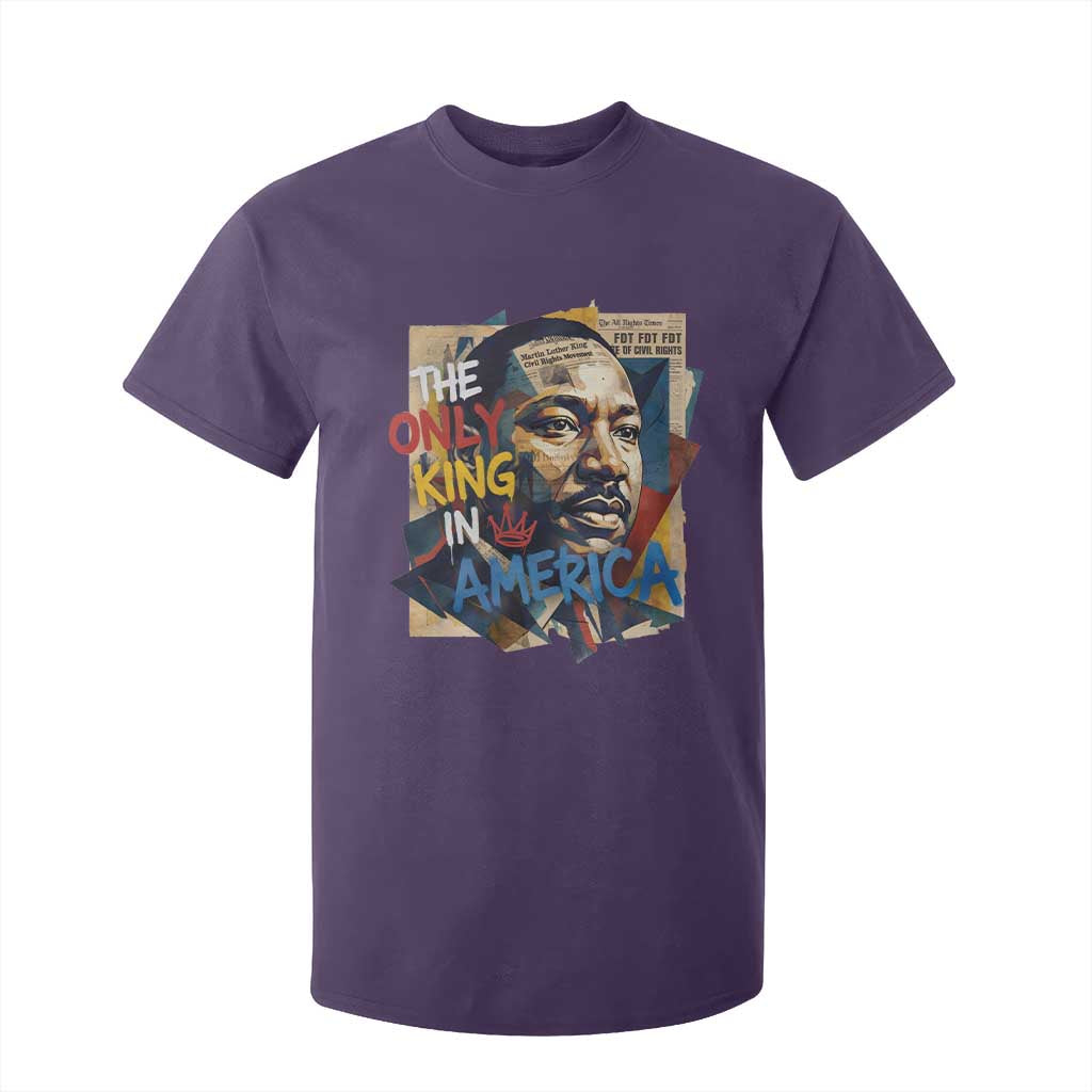 Martin Luther King T Shirt For Kid The Only King In America No Kings Protest