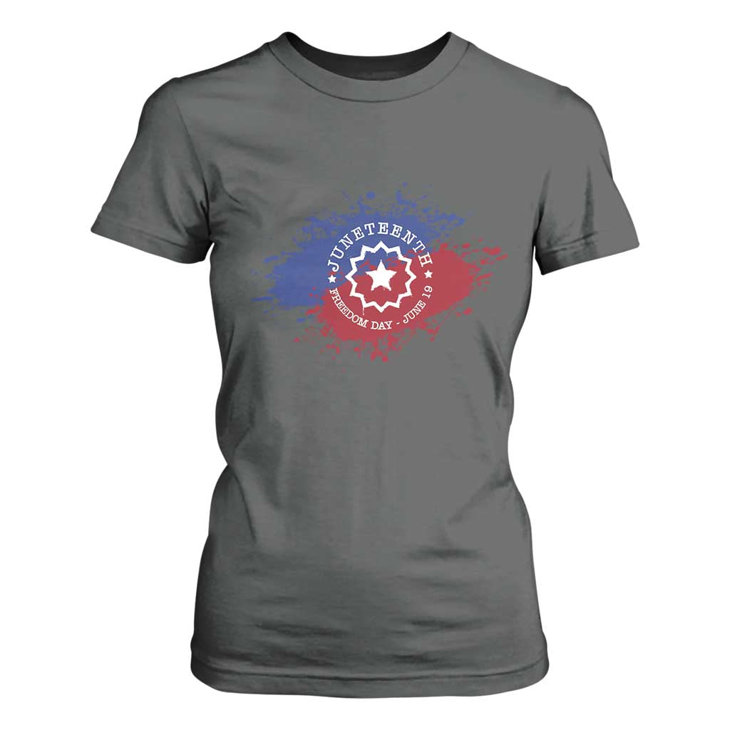 Juneteenth Freedom Day June 19 1865 T Shirt For Women Juneteenth Flag