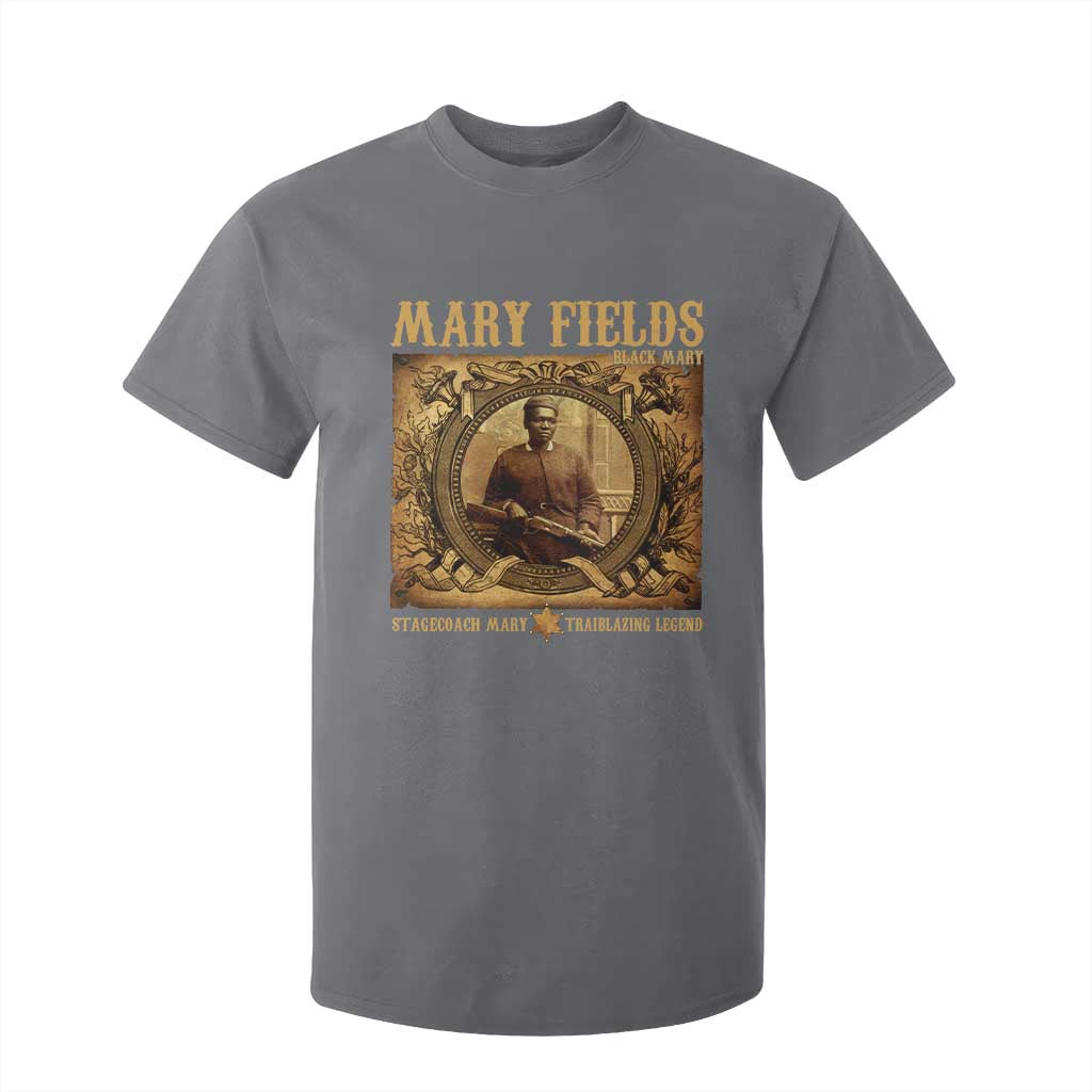 Mary Fields T Shirt For Kid Stagecoach Mary Trailblazing Legend Black Cowgirl