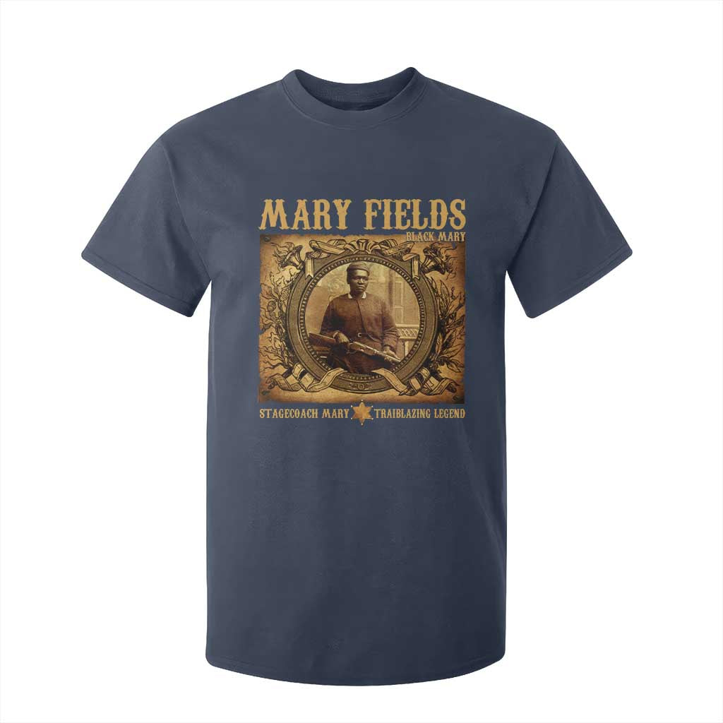 Mary Fields T Shirt For Kid Stagecoach Mary Trailblazing Legend Black Cowgirl