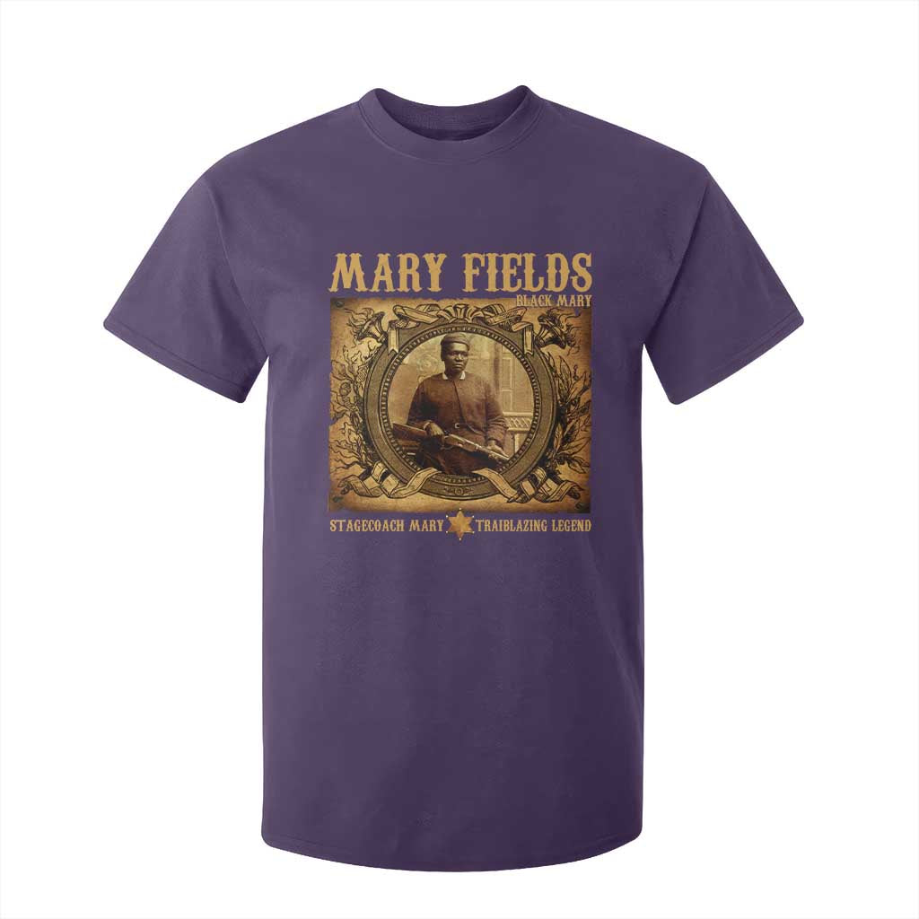 Mary Fields T Shirt For Kid Stagecoach Mary Trailblazing Legend Black Cowgirl