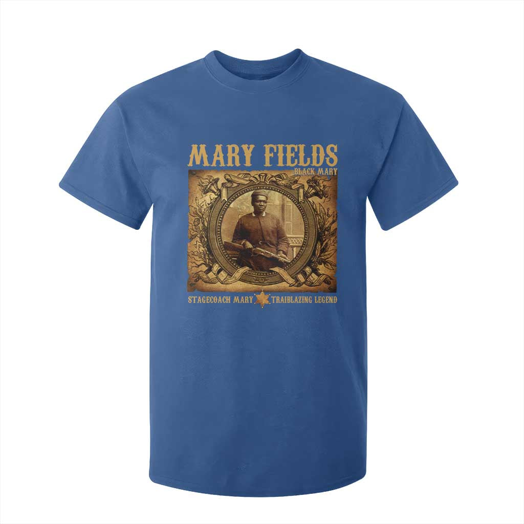 Mary Fields T Shirt For Kid Stagecoach Mary Trailblazing Legend Black Cowgirl