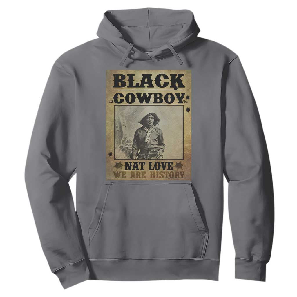Black Cowboy Nat Love Hoodie Black History Month