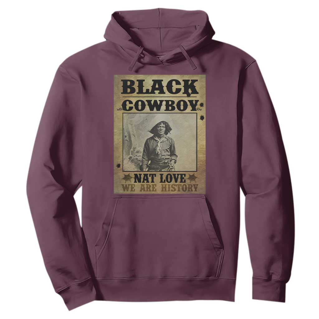 Black Cowboy Nat Love Hoodie Black History Month